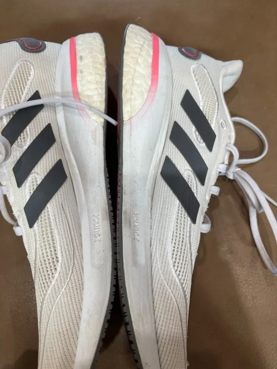 Adidas Supernova W running shoe
 White Pink Gray Athletic Shoes - Picture 3 of 9